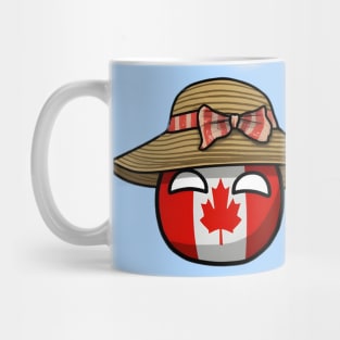 Canada Sunhat Summer Countryball Mug